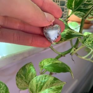 Sterling silver heart locket